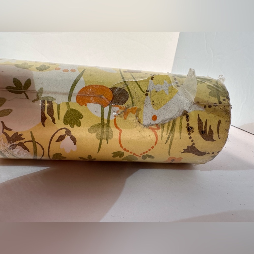 Vtg Birge Wall Covering Ducks Floral 1 Double Roll 70 SQ FT Sealed #65124 "Read" - Picture 5 of 12